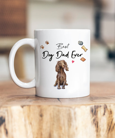 Best Dog Dad Cocker (Working) Liver Ceramic Mug